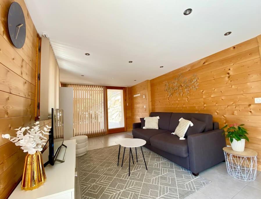 Androsace Appartement Dans Chalet Bois Avec Jacuzzi Privatif Terrasse Et Vue Montagne Les Villards-sur-Thônes Exteriör bild