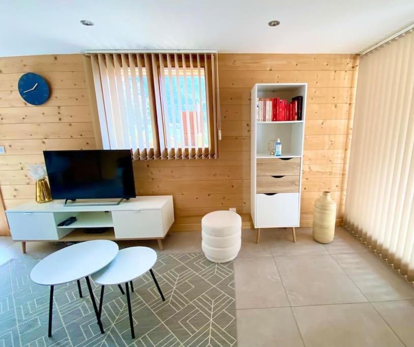 Androsace Appartement Dans Chalet Bois Avec Jacuzzi Privatif Terrasse Et Vue Montagne Les Villards-sur-Thônes Exteriör bild